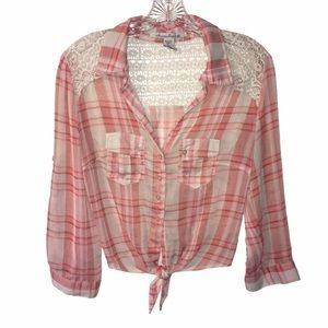 3/$21 American Rag Cie Button Down Top